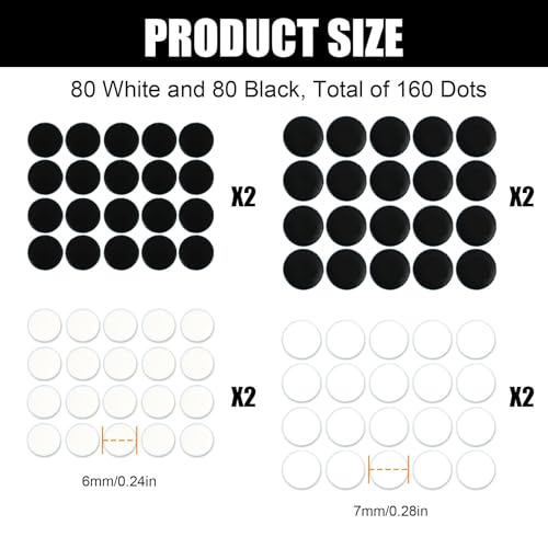 TNJPSEK 160 PCS Universal Dot Skates