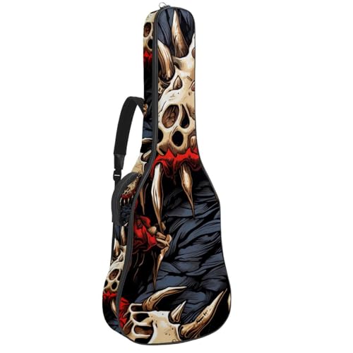 Sac de transport pour guitare acoustique et basse étanche 109 cm en tissu Oxford
