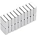 Anpro 20PCS Aimant Neodyme Carré de 10mm x 10mm x 4mm Traction Puissante pour Tableaux Blancs,Réfrigérateur,Tableau Magnétique