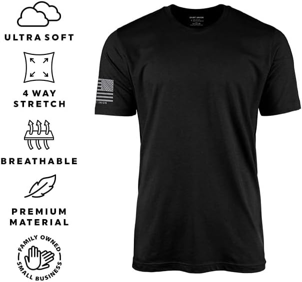 Patriotic Shirts for Men - American Patriot Graphic Tee - USA & Freedom Style - Super Soft Premium Shirt Pack - Image 4