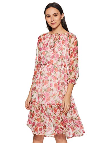 Image of Sera Women's Chiffon Shift Midi Dress