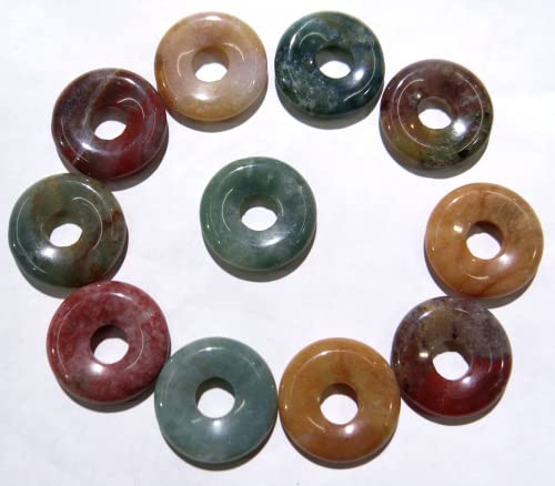 Pietre naturali turchesi da 18 mm, cristallo di quarzo occhio di tigre, gioielli fai da te, accessori per collane, 20 pezzi, come da immagine