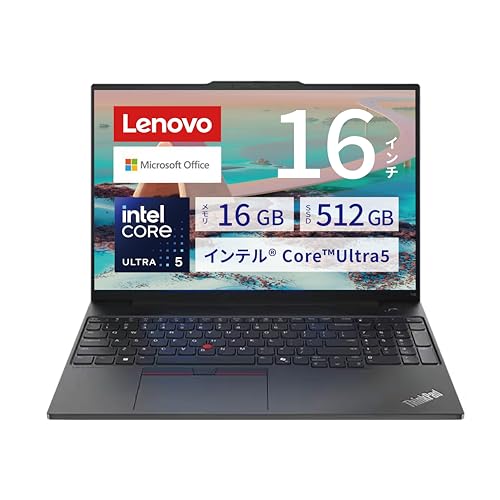 yz Lenovo ThinkPad E16 Gen 2 m[gp\R 16C`/CeR Core? Ultra 5 vZbT[ 125U/16GB/256GB/Windows 11 Pro/vCoV[Vb^[twebJ C
