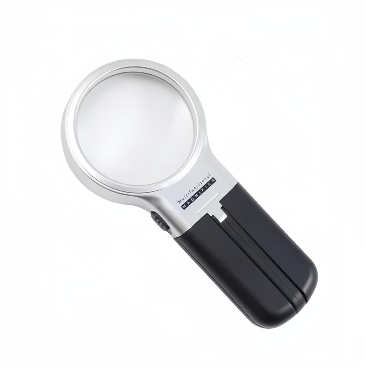 Aoflyda 3X Magnifying Glass with Light and Stand, Folding Handheld Magnifying Glass 2 LED Illuminated Lighted Magnifier for Seniors Reading, Inspection, Close Work, Coins, Jewelry
