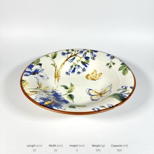 Image of SNS Neelanjali Ceramic Serving Bowl | Salad, Soup & Pasta Bowl for Everyday Dining