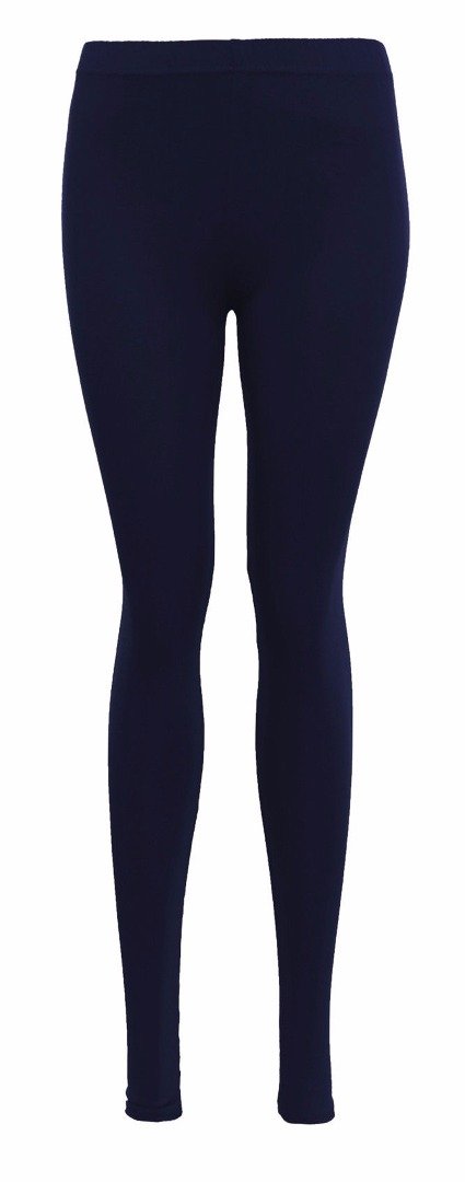 Elum Women's Navy ® Plain Viscose Leggings With Full Length