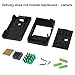 DORHEA for Raspberry Pi 4B Case Supporting Camera Installation with Heatsinks Case Holder RPI Shell for Raspberry Pi 4B, Raspberry Pi 3 Model B+,Raspberry Pi 3 Model B, Pi 2 Model B & Pi Model B+