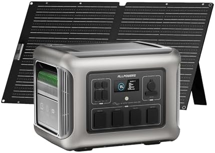ALLPOWERS R2500 Portable Power Station, 2500 W LiFePO4 Battery Ex...