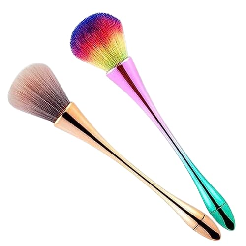 MKSL® 2 Pcs Nail Brushes Remove Dust Powder For Acrylic Nails Makeup Brushes Manicure Brush Clean Up Tools Nail Art Brush Set.-image-29