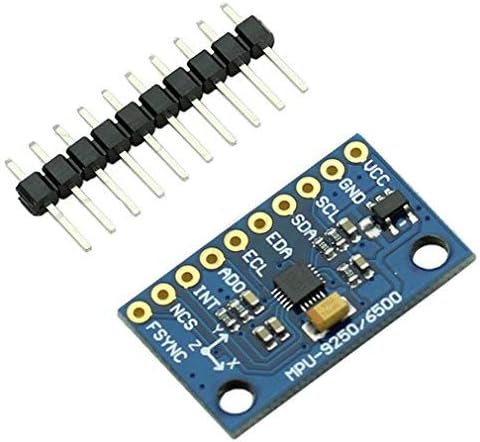 MPU-9250/6500 9-Axis 9 DOF 16 Bit Gyroscope Acceleration Magnetic Sensor 9-Axis Attitude +Gyro+Accelerator+Magnetometer Sensor Module IIC/SPI for Arduino GY-9250