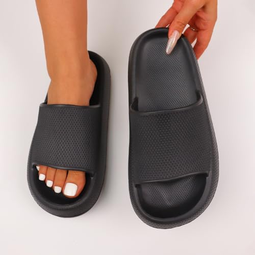 SEVENHILLDIAMONDS Pillow Slippers, Non Slip Slides, Quick Drying Sandals, Ideal for Indoor and Outdoor2