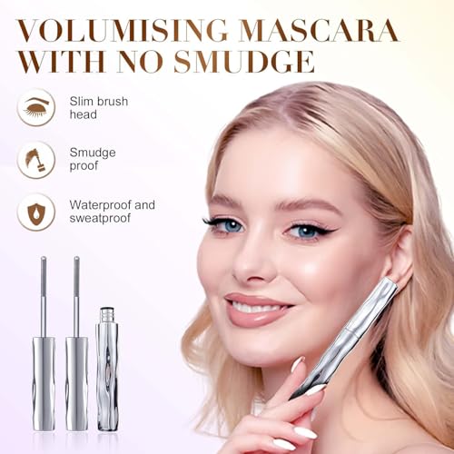 Iron-Eye-MascaraWaschbare-Metal-Wand-Mascara-Schwarz-Wimperntusche-3D-Super-CurlingLang-anhaltendes-Volumen-klumpenfrei-mit-wischfesten-Pigmenten-2Pack - Sparfuchs24.io - Preisvergleich & Top Angebote Online