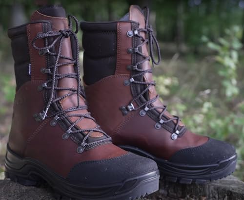 Alpina Men's Hunting Boots TRAPPER | Waterproof All Weather Leather Shoes | Sympatex Breathable Membrane | Slip Resistant Sole | Hand Made in Europe4