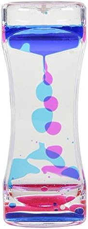 Neliblu Liquid Motion Timer - Bubble Motion Relaxation Sensory Toy for Sensory Play, Fidget Toy, Children Activity, Office Desk Top, Assorted Colors 1 Per Unit