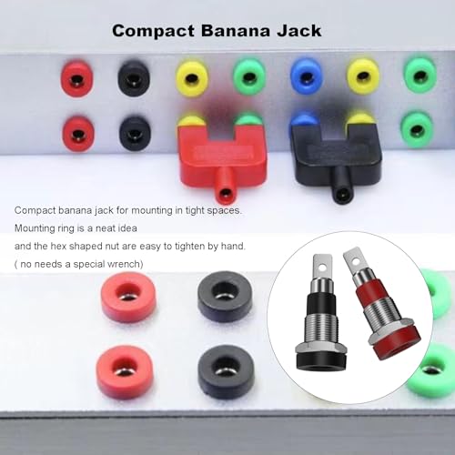Conectores Banana Jack hembra, pack 10 piezas miniatura 6