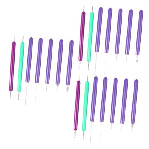 ERINGOGO 21 Pcs 1 DIY Paper Quilling Kit 7 Sizes Rolling Pen Slotted Quilling Tool Random