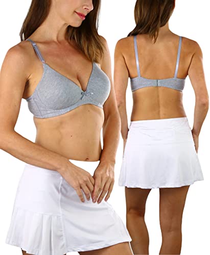 Image of ToBeInStyle Women's Pack of 6 Padded Assorted Styles Supportive Bras Cup Size - A to DDD