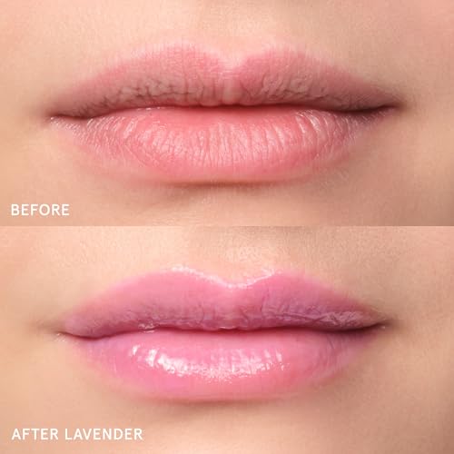 Image of Glossier Balm Dotcom Hydrating Tinted Lip Balm - Universal Salve, Up to 12 Hour Moisture for Dry Lips, Cuticles & Skin - Lanolin, Beeswax & Castor Oil - Lavender, Lilac Tint, 15ml