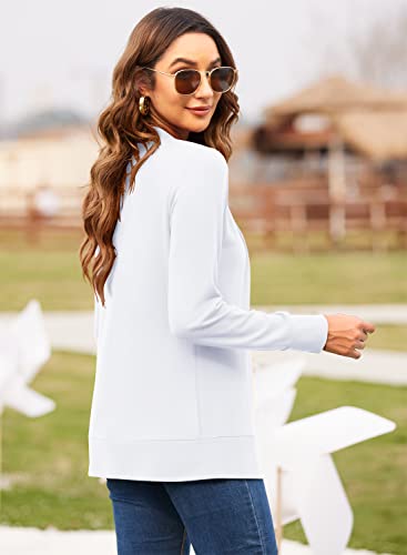Image of Womens Casual Lightweight Long Sleeve Cardigan Flowy Soft Open Front Knit Cardigan Sweaters