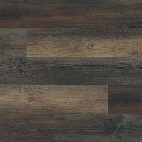 MSI Glendale 7 in. x 48 in. Luxury Vinyl Flooring, Rigid Core Planks, LVT Tile, Waterproof LVT, Wood Grain Finish, 20 MIL Wear Layer, 6.5 mm Thick, 950.8 sq. ft./ Pallet, Amber Hill Brown