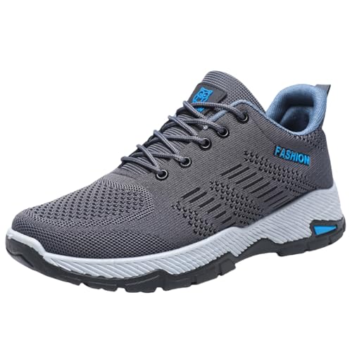 Zapatillas de deporte para hombre, zapatillas de gimnasio de malla, transpirables, antideslizantes, silenciosas, para caminar, ligeras, de verano, para correr, para correr, para correr, para la calle
