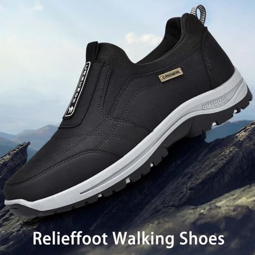 Relieffoot Walking Shoes for Men, Relieffoot Orthopedic Shoes, Relieffoot Shoes Waterproof, Men's Comfortable Waterproof Orthopedic Walking Shoes Hiking Shoes3