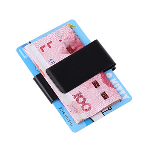 Stainless Steel Slim Double-Sided Money Clip Purse Wallet Credit Card ID Holder Silver3