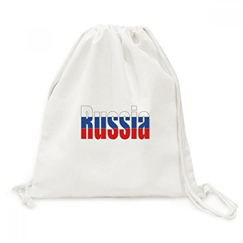 Sac cordon Russie toile cadeau original pour passionnés de voyage