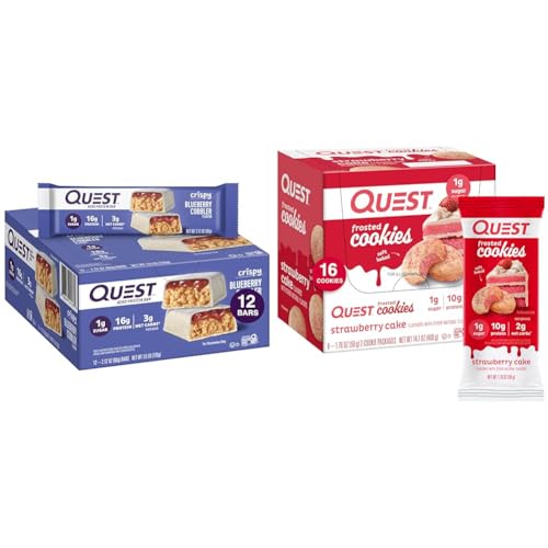 Quest Nutrition Crispy Blueberry y Frosted Cookies Pack miniatura 1