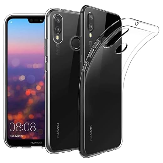 Oprimio Kristallklar Hülle für Huawei P20 Lite [Silikon Hülle] [0 Durchsichtig] [Deutsche Material] [Ultra Dünn] Transparente Handyhülle für Huawei P20 Lite