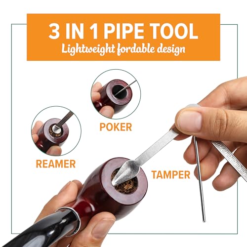 Pipe Cleaners Tool Set | 132 Hard Bristle Pipe Cleaners Bulk, 2 Nylon Bristle Brush, Tamper Tool | Nylon Bristles for Extra Scrub | Absorbent Cotton | Pipe Cleaners for Cleaning | Chenille Stems