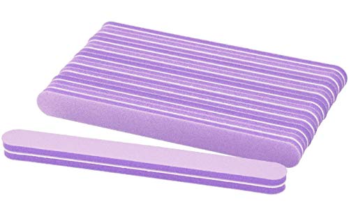 99nails 10 Stück Profi Buffer Nagelfeile Gerade Lila Nagelstudio Buffer Feile 100/180 Körnung Profibuffer – Bild 7