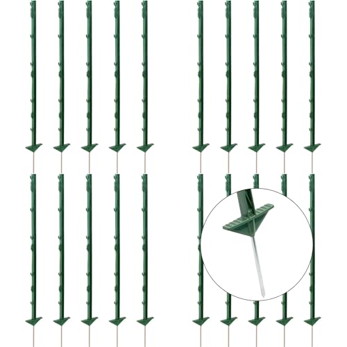 Agrarzone Lot de 10 piquets de clôture de pâturage en