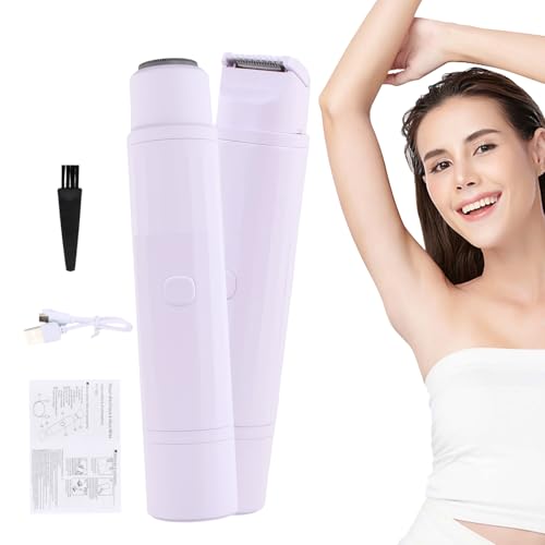 Rasoio Intimo Elettrico Donna 2 in 1 - Bikini Trimmer a...