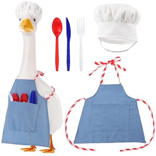 Aliceset Goose Outfit for 23' Lawn Porch Goose Statue...