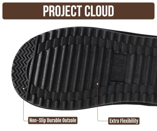 Image of Project Cloud Girls 100% Genuine Leather Non Slip Fur Lined Ankle Boots | Water Resistant Lightweight Memory Foam Insole Cozy Fall Shoes for Boys & Girls Kids Footwear Outdoor Everyday Kids Boots