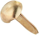 Creative Impressions Mini Metal Paper Fasteners 100/Package, Gold Round