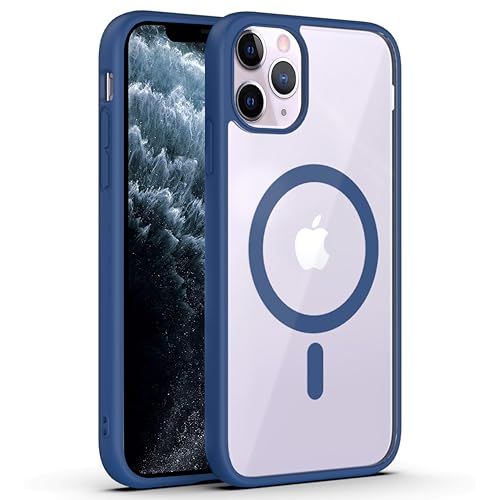Image of Zapcase Back Case Cover for iPhone 11 Pro Max | Compatible for iPhone 11 Pro Max Back Cover | Scratch-Resistant Back Cover | Navy Blue