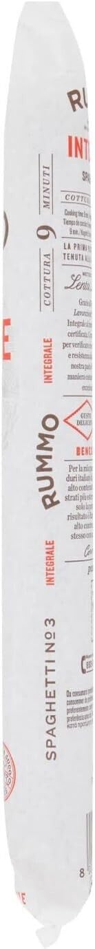 24er-Pack Rummo Pasta Integrale Spaghetti N°3,Vollkornnudeln Nudeln Vollkorn Italienische Pasta 500g