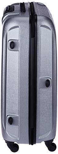 Image of Safari Large Thorium Stubble 77 Cms Polycarbonate Silver Check-In 4 wheels Hard Suitcase