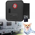 16 X 16 In RV Tankless Water Heater, 55000 BTUS Instant Hot Water Heater with Door & Remote Controller, Dc 12v Max 3.9 GPM, Propane Gas Power, Compatible with All RVs(Black,No Shower Head)