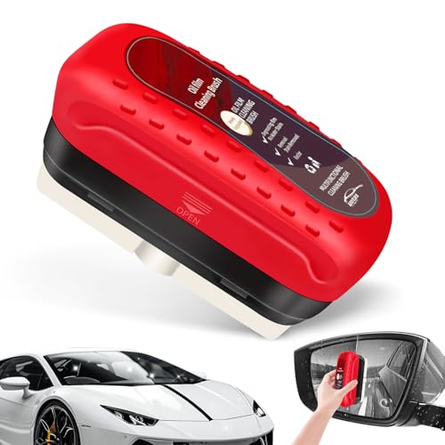 Automotive Oil Film Cleaning Brush, Car Glass Oil Film Cleaner Brush, Oil Repellent Film for car Windows, Improves Clarity and Visibility,Oil Film Cleaning Emulsion,universal glass cleaning wipe Board