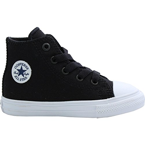Converse Kids Chuck Taylor® All Star® II Hi (Infant/Toddler) Black/White/Navy 8 Toddler M3