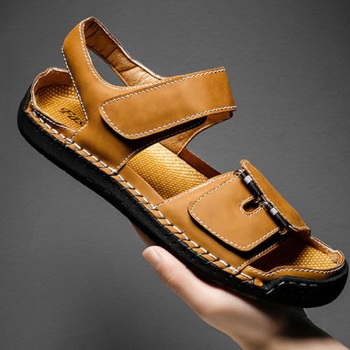 Flat Sandals for Men Dressy Comfortable Flats Fashion Open Toe Ankle Strap Walking Shoes Summer Footwear3