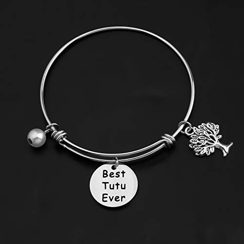 CENWA Tutu Gifts Best Tutu Ever Bracelet Gift for Grandparent's Day Birthday Mother's Day Valentine's Day Gift4