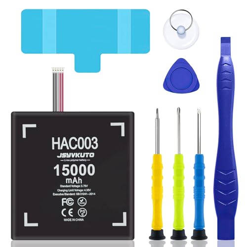JSYVKUTO 15000mAh HAC-003/HAC003 Battery, New 0 Cycle