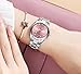 JOATVEE Relojes Pareja Hombre y Mujer Plata Impermeable Reloj de Acero Inoxidable Moda Suo y Sus Relojes de Pulsera de Cuarzo Regalos Imagen de JOATVEE Relojes Pareja Hombre y Mujer Plata Impermeable Reloj de Acero Inoxidable Moda Suo y Sus Relojes de Pulsera de Cuarzo Regalos