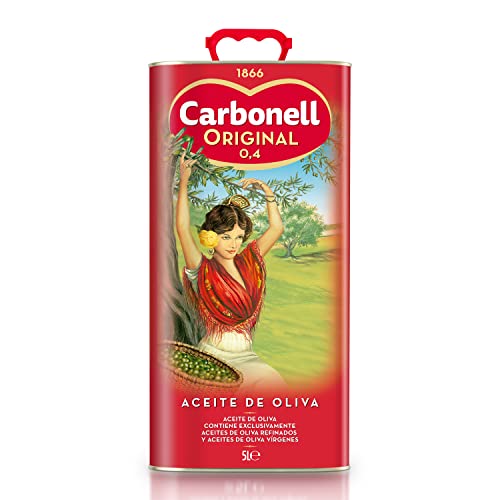 Huile d'olive pure Carbonell 5L bidon grand format cuisson