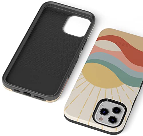 Casely Iphone 11 Pro Max Case | Here Comes The Sun | Cute Colorblock Sunset Case #TOP5
