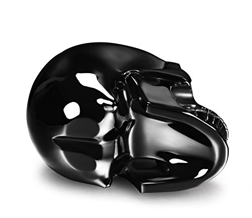 Skullis 5.0“ Black Obsidian Crystal Skull - Hand Carved Gemstone Fine Art Sculpture, Reiki Healing Stone Statue.(Select Style) #TOP7